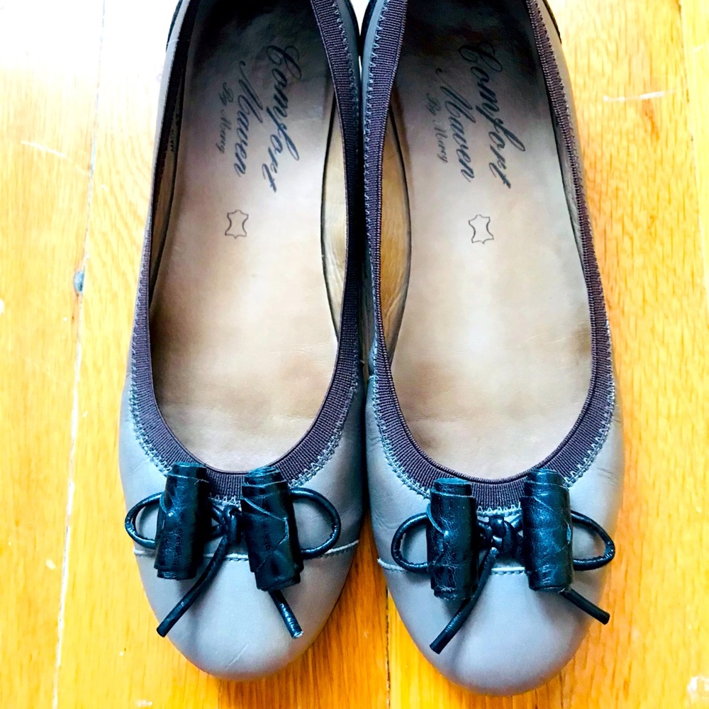 Comfort Maven by Mercy Leather Ballet Flat VTG